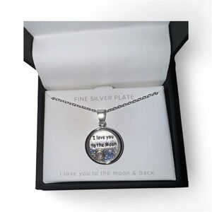 Belk Silverworks “I Love You to the Moon & Back” Necklace